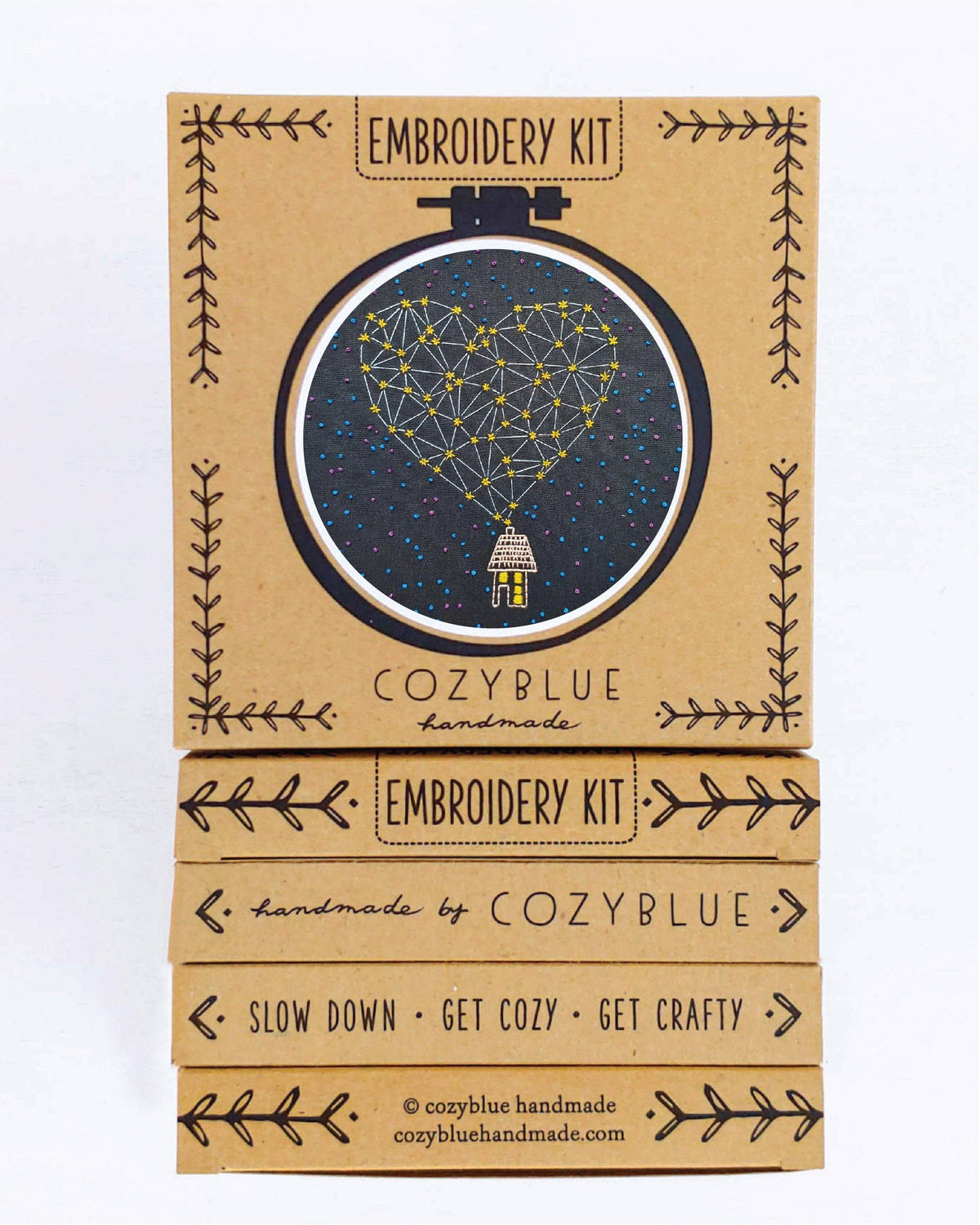 Stargazing embroidery kit
