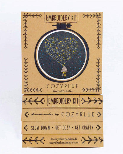 Stargazing embroidery kit