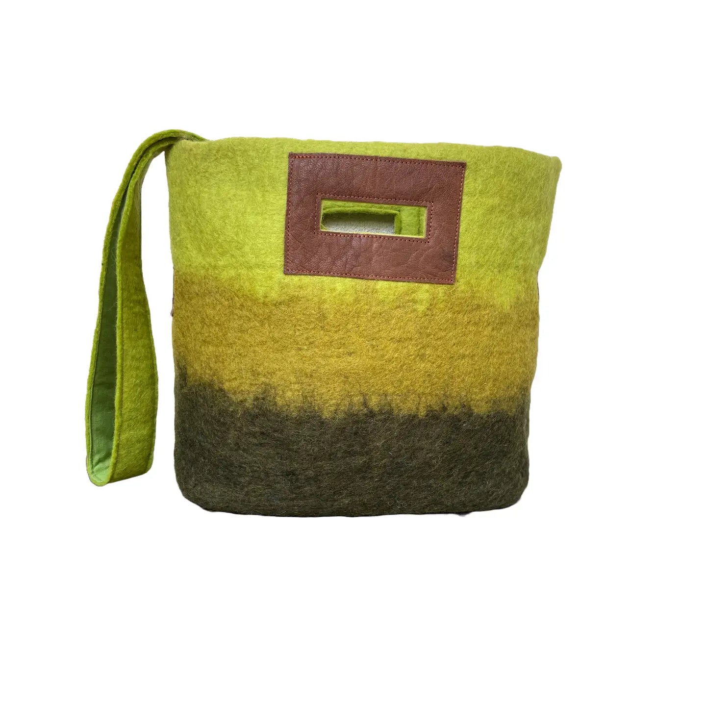 Ombre Felted Wool Tote