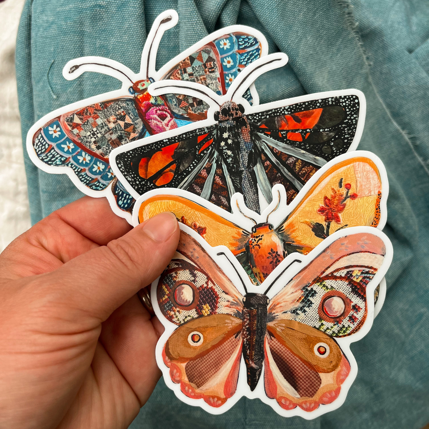 Boho Butterfly Sticker, Nature Inspired sticker, Moth