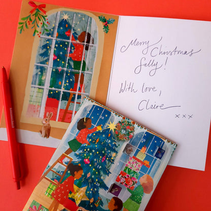 A Christmas Party Advent calendar card - ACC 099