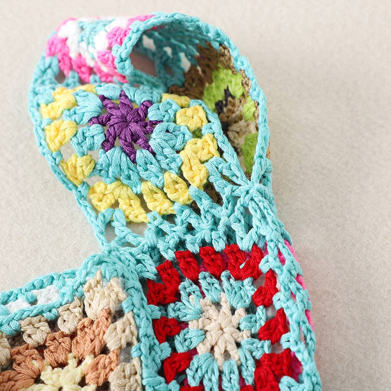 Vintage Handmade Crochet Bag - Exquisite Handcrafted Handbag