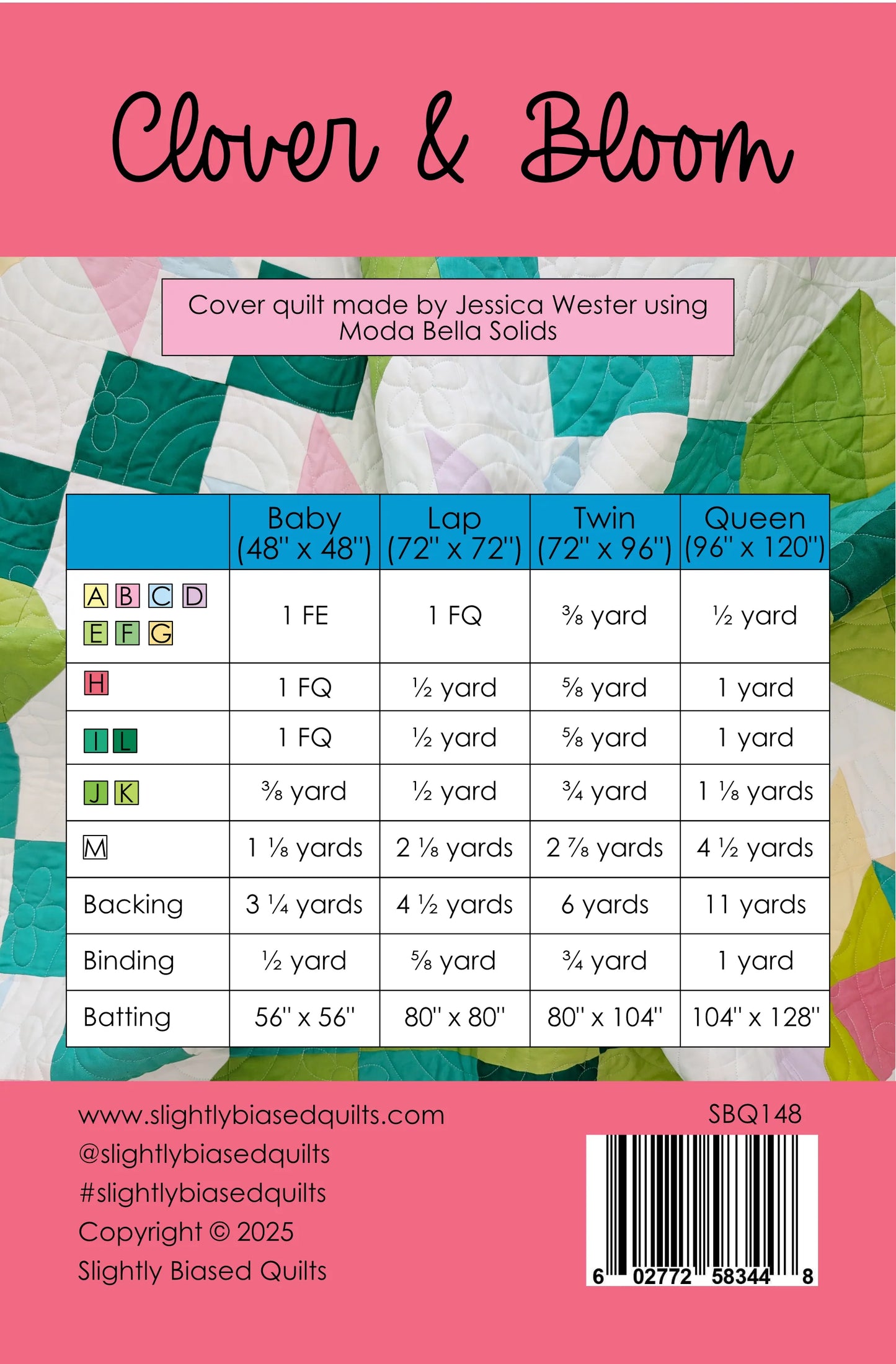 Beginning Quilting 102: Clover and Bloom Workshop with Julie Antinucci || August 8 & 15 3-5