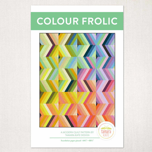 Watermark Colour Frolic Quilt Kit by Tamara Kate
