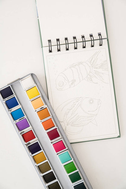 Little Bit of Summer - Mini Watercoloring Book