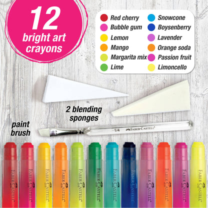 Faber-Castell Art Crayons 15 Ct Brights Set