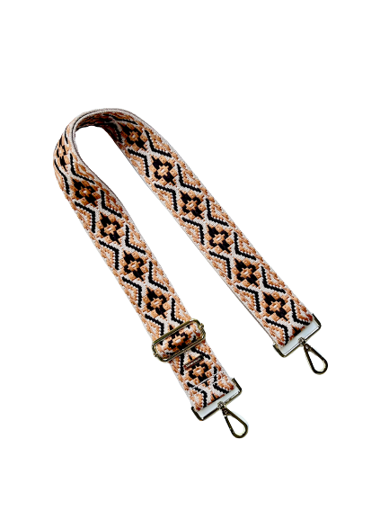 Premium Aztec Diamond Guitar Purse Strap - 9 Colors