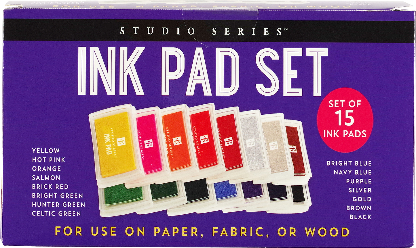 Studio Series Ink Pad Set (15 colors)