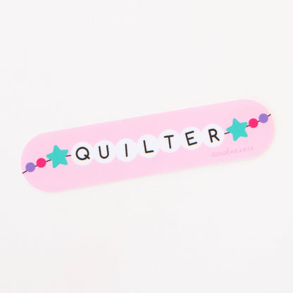 Quilter Friendship Bracelet Sticker