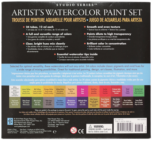 Studio Series Artist's Watercolor Paint Set