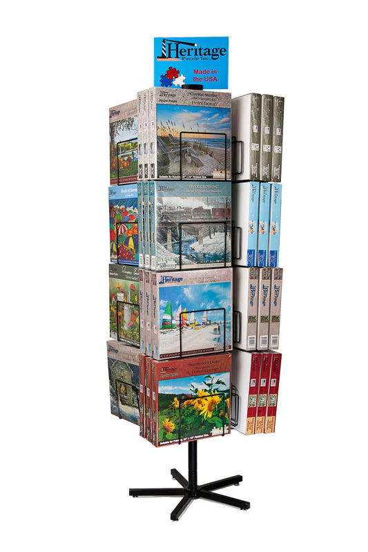 48 Puzzle Spinning Display Rack