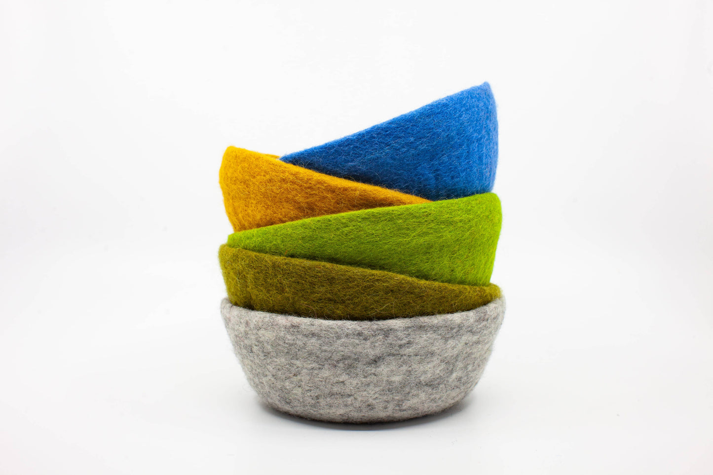 Felt Bowl Pastels-Small | Wool Felt Bowl | Yarn Holder Bowl