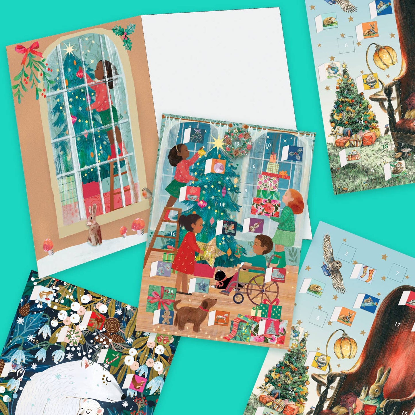 A Christmas Party Advent calendar card - ACC 099