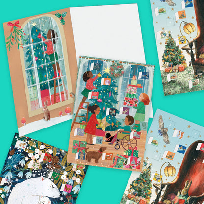 A Christmas Party Advent calendar card - ACC 099