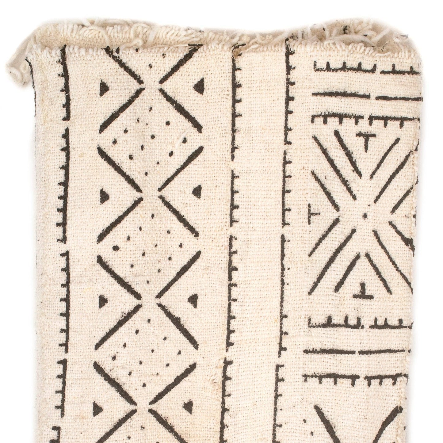 White Bogolan Mali Mud Cloth (Tonka Design)