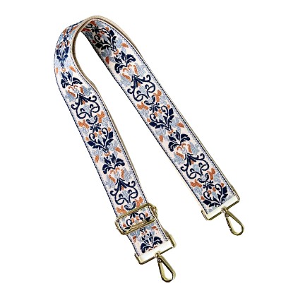 Premium Boho Embroidered Guitar Bag Straps - 10 Colors