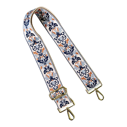 Premium Boho Embroidered Guitar Bag Straps - 10 Colors
