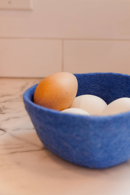 Felt Bowl - Small | Wool Felt Yarn Bowl | Knitting Bowl