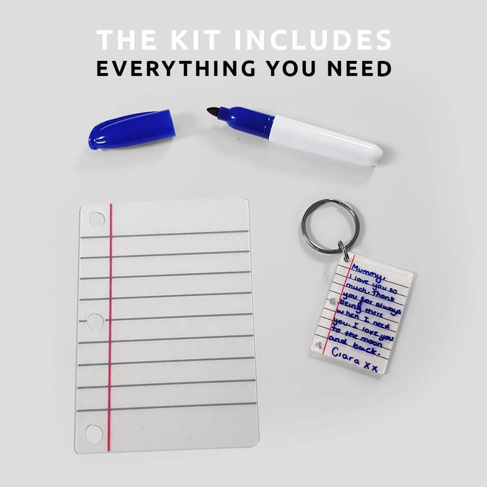 Little Letter Shrink Keyring Kit | Craft Kits | DIY Kits