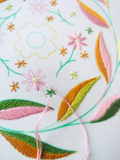 Mellow mood embroidery kit