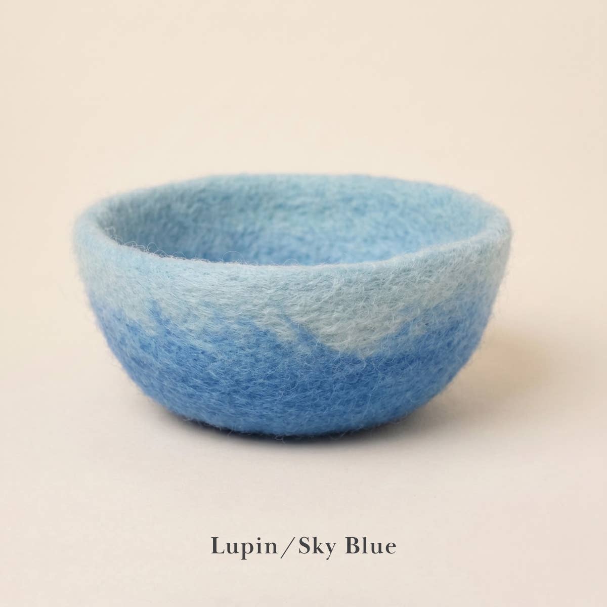 Felt Bowl - Small Ombre | Wool Yarn Bowl | Knitting Bowl