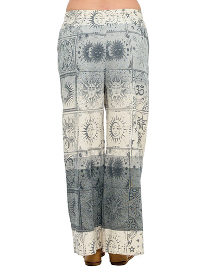 Pants Celestial Sun Moon Print