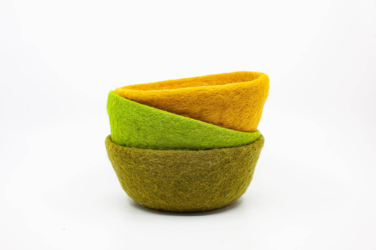 Felt Bowl Pastels-Small | Wool Felt Bowl | Yarn Holder Bowl