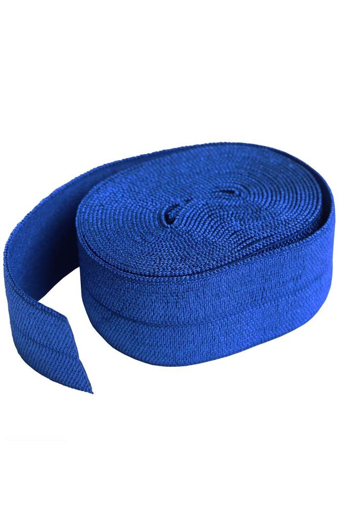 Fold Over Elastic 2yd Blast off Blue