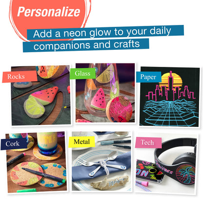 Multi-Surface Creative Markers Neon Set of 6