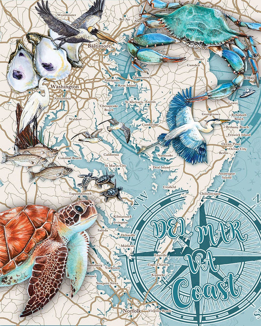 Delmarva Coast 550 Piece Puzzle