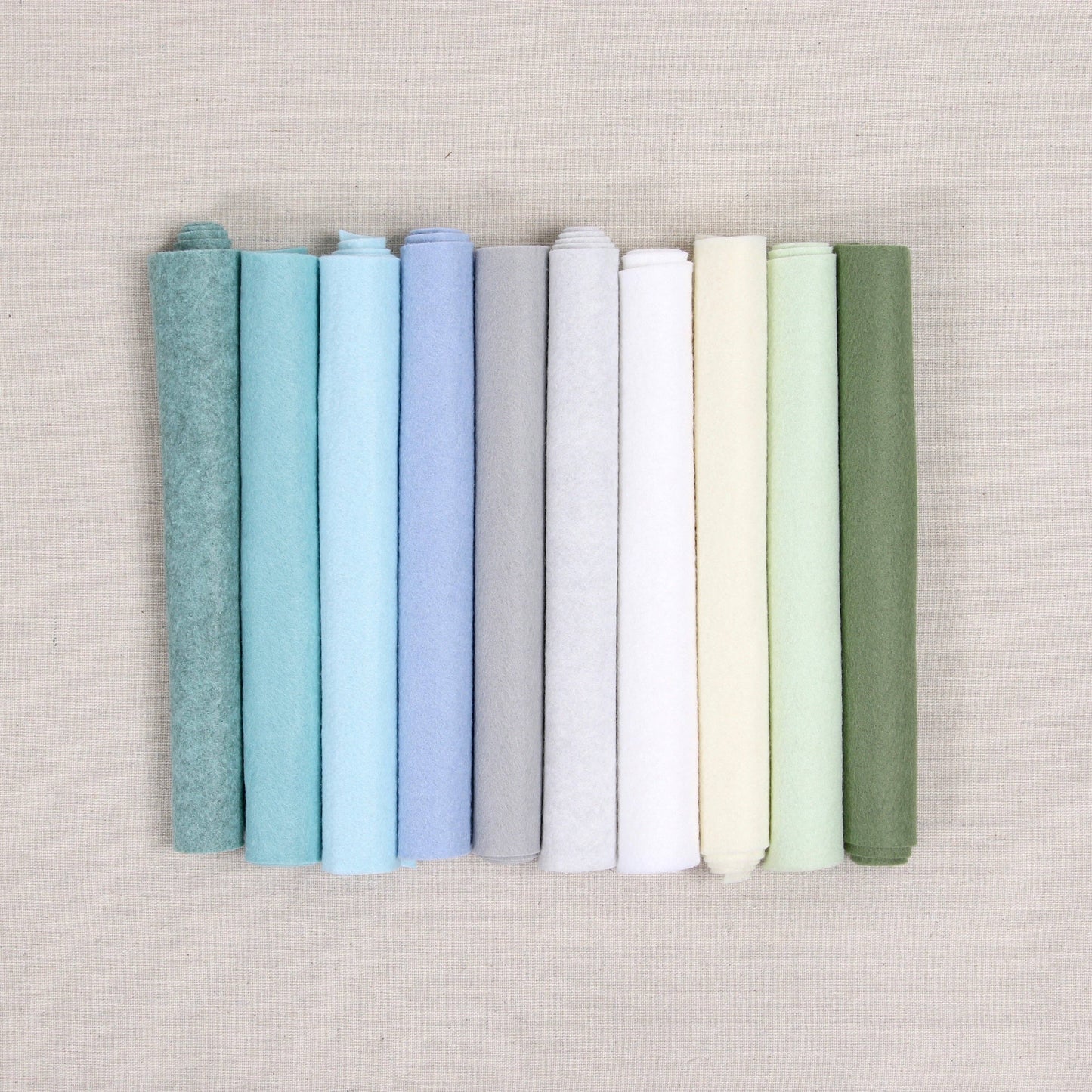 Wool Felt Sheets, First Frost