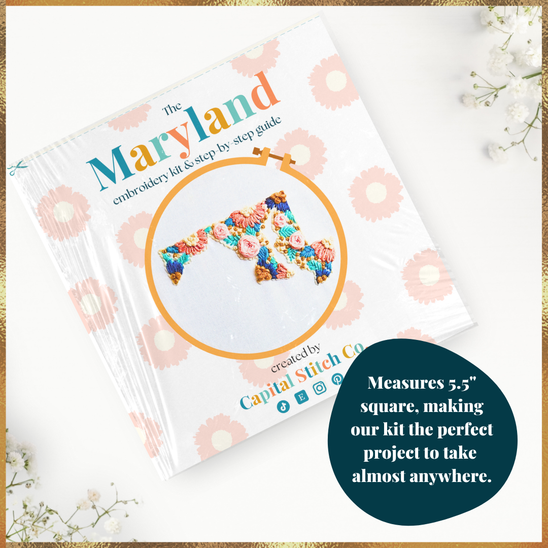 The Maryland DIY Embroidery Kit