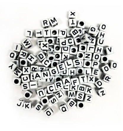 Alphabet Beads - Cube Shape (4 colors available)