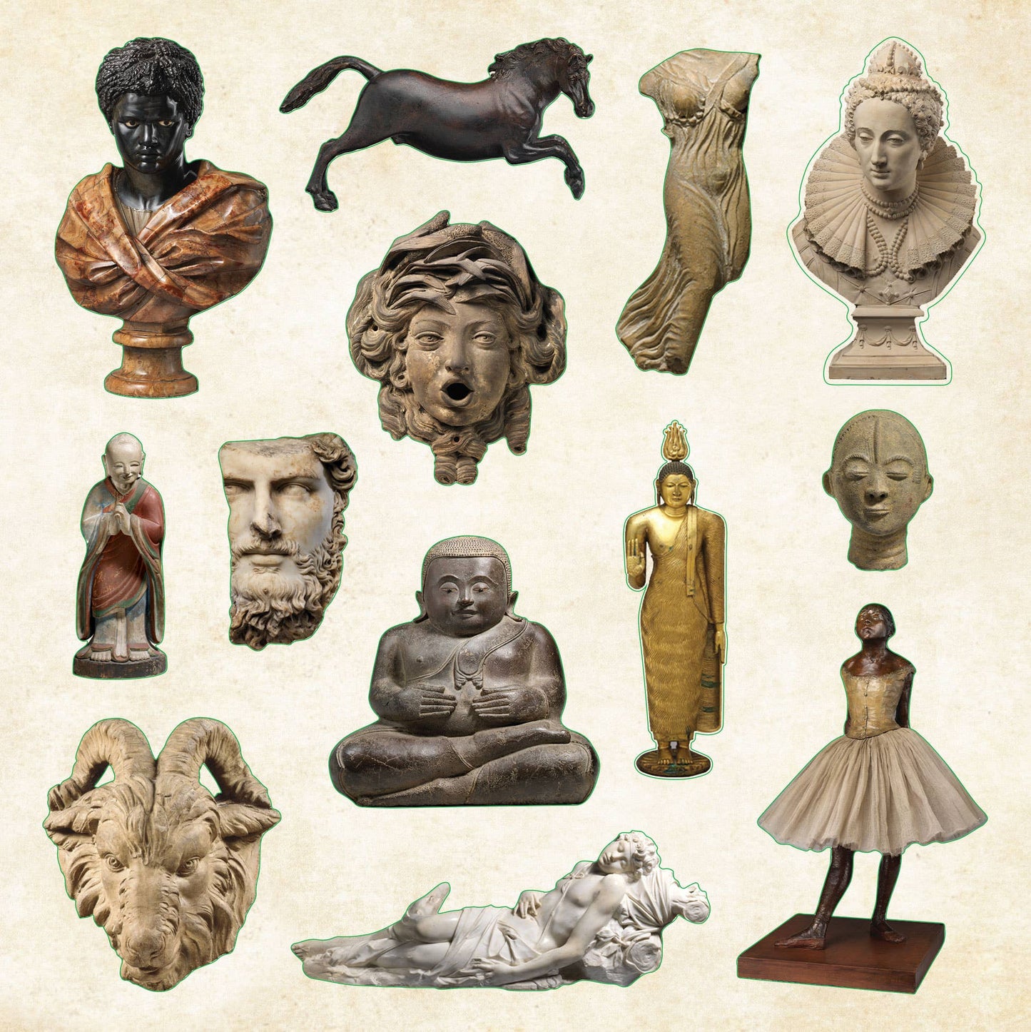 Museum Treasures Sticker Book