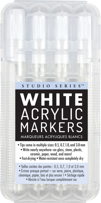 Studio Series White Acrylic Markers