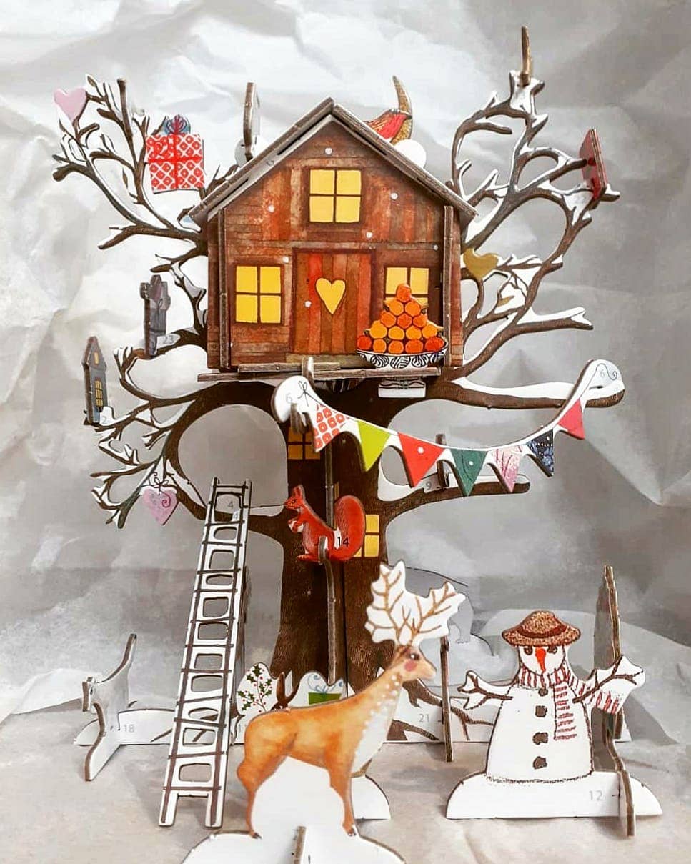 Christmas Treehouse Pop & Slot 3D Advent  - POP 110