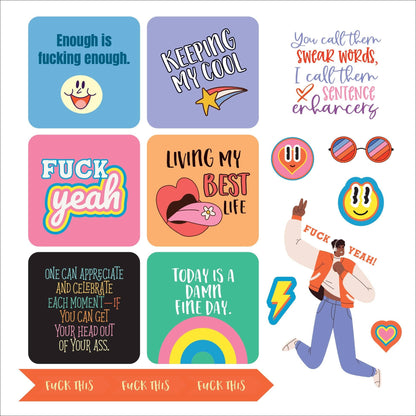 Inner F*cking Peace Sticker Book