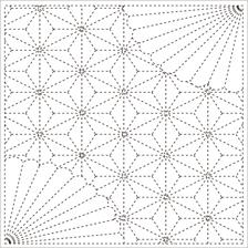Sashiko Kits - White Fabric