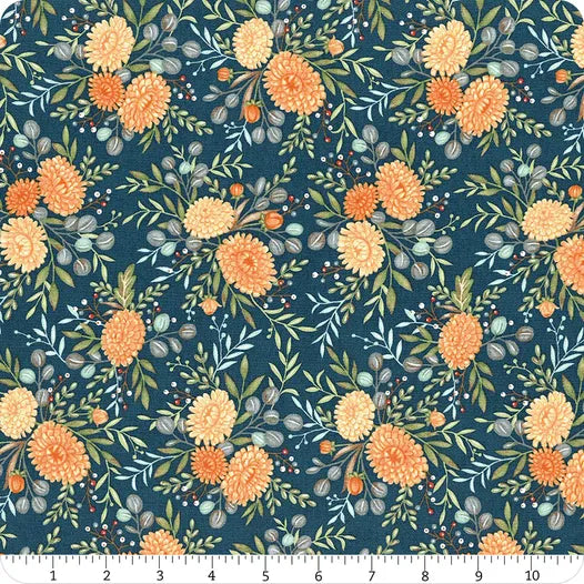 I Love Fall Most of All - Night Sky Fall Floral