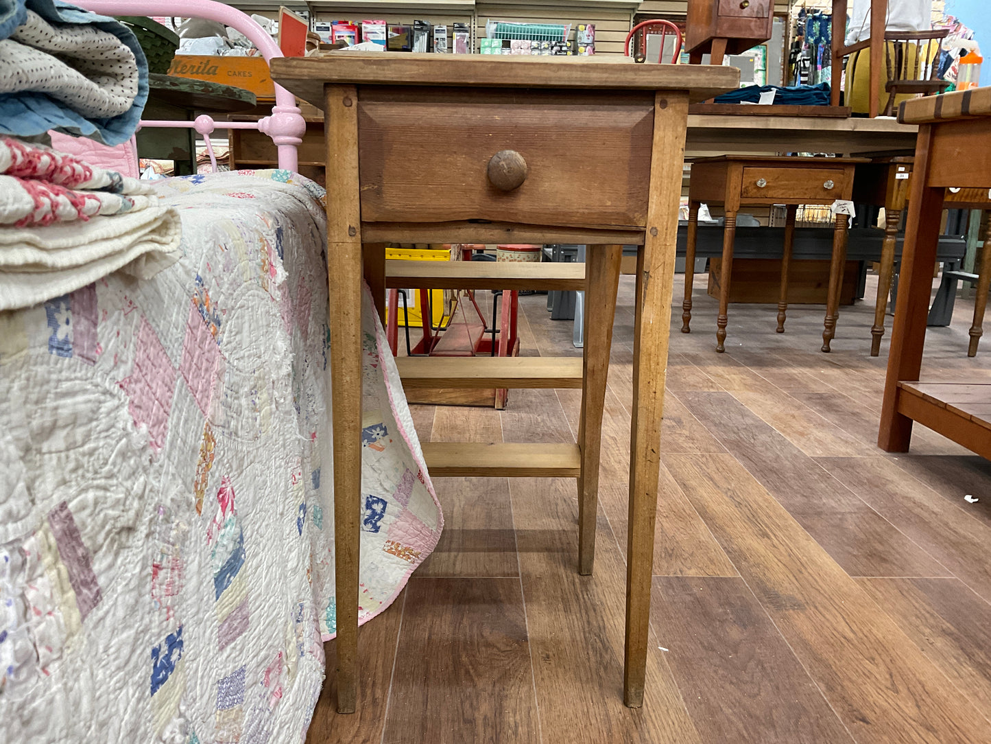 Eastern Shore Yellow Pine Side Table