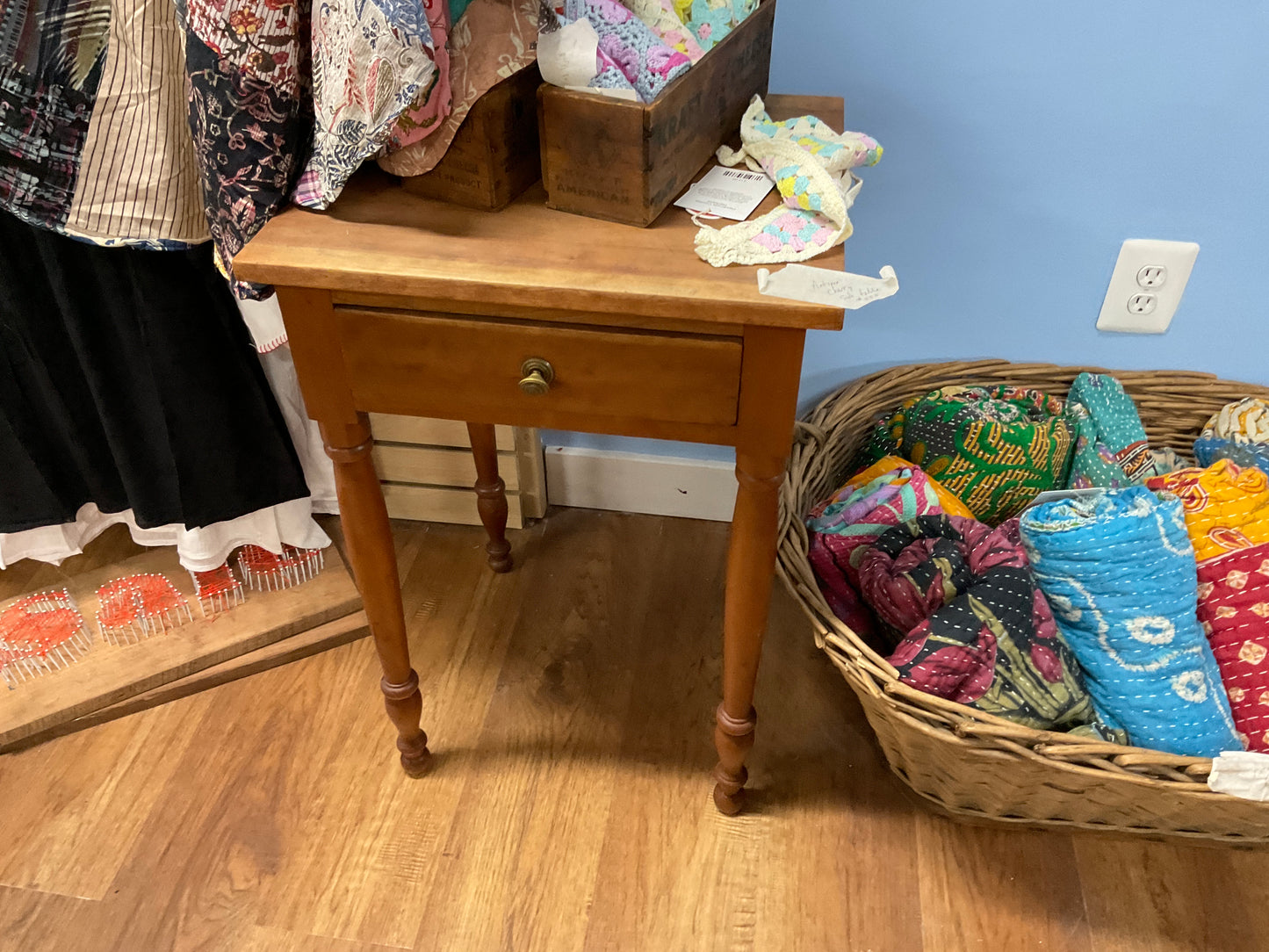 Antique Cherry Side Table