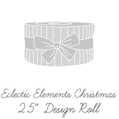 Eclectic Elements Palette 2.5" Strip Roll in Christmas
