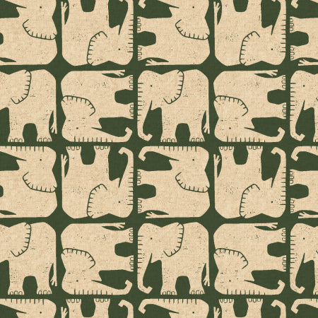 Rising Sun - Jolly Elephant - Hunter UNB Canvas