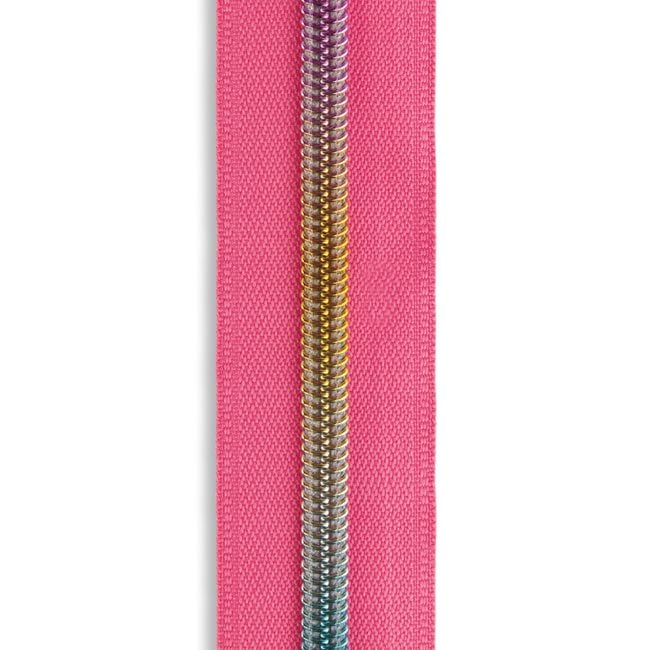 #5 Nylon Coil Continuous Zipper Roll - 3yd - (Rainbow)