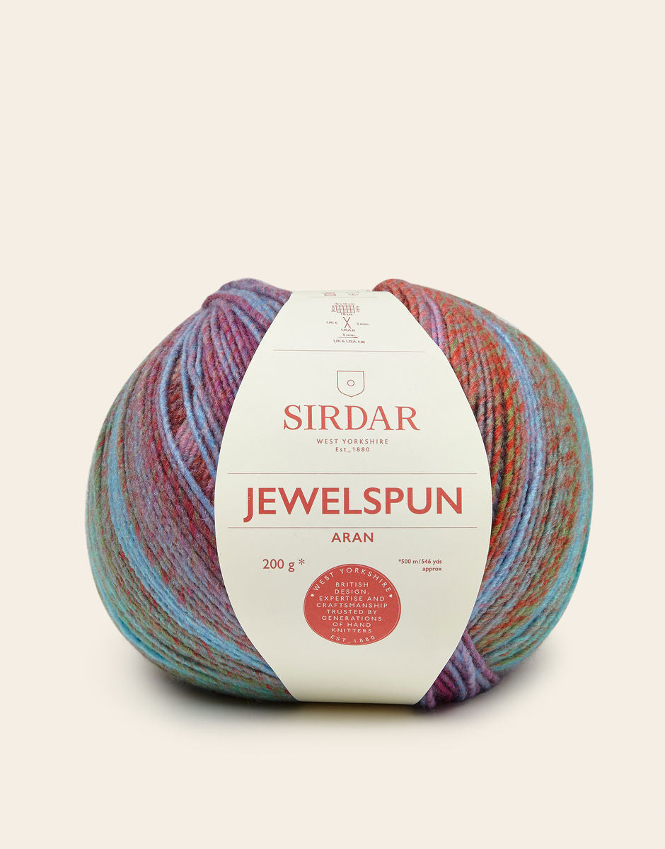 Jewelspun Aran Self Striping Yarn