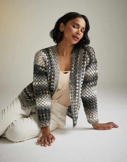 Jewelspun - Moon and Stars Cardigan Pattern