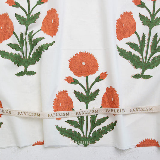 Indian Block Prints Cottage: Boho Foral Sienna