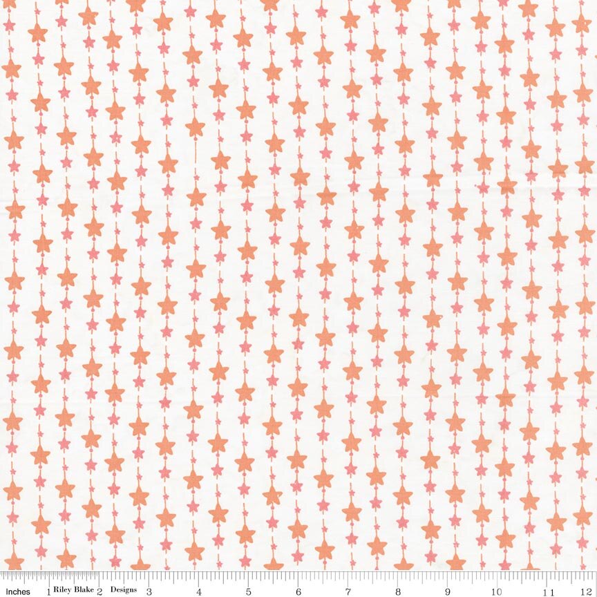 Boho Batiks Stars Ghost White