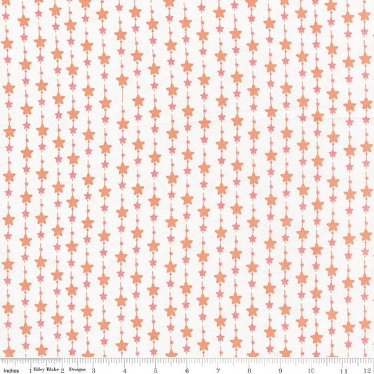 Boho Batiks Stars Ghost White