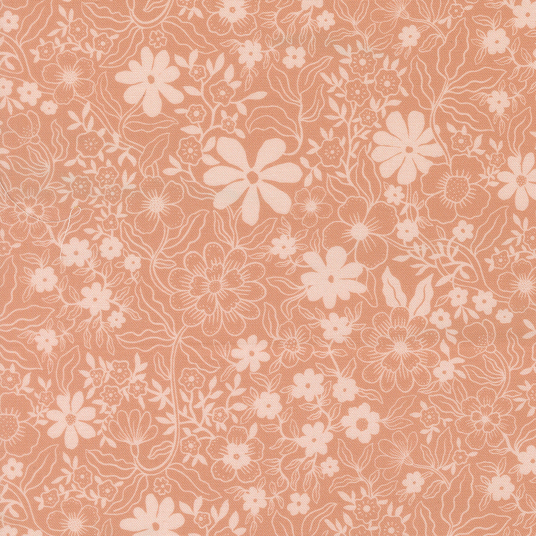 Feather and Forest Bloom - Blush
